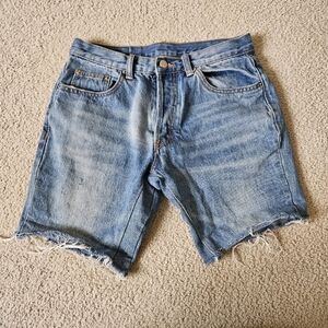 Men's Blue Denim Shorts MNML LA 28